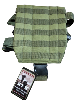 MFH Trägerplatte für Molle-System, Beinbefestiung in oliv